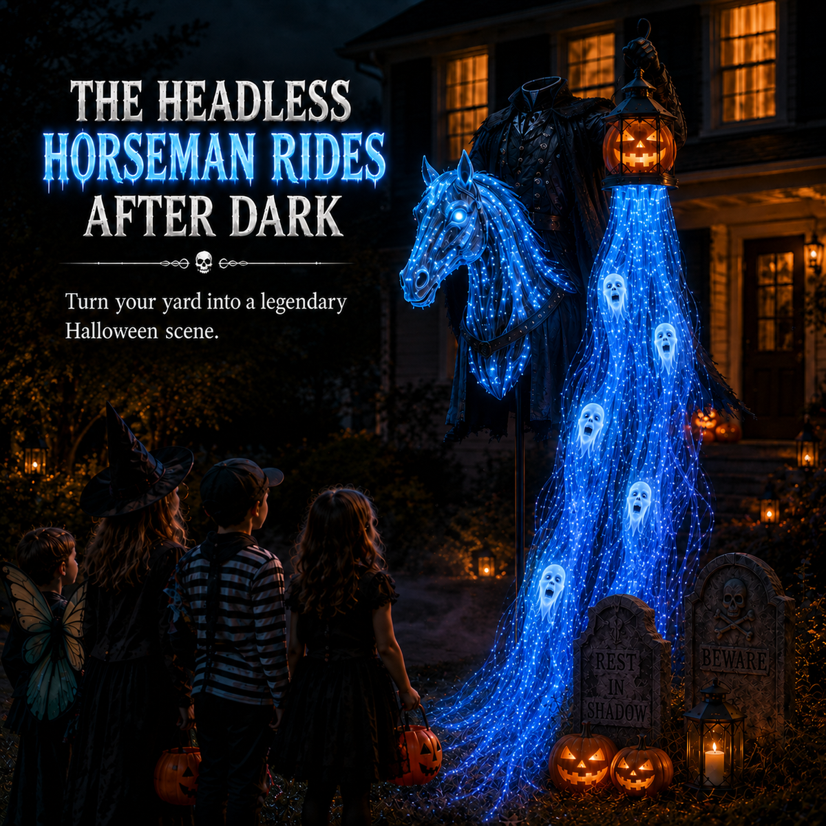 🎃 Today Only: 49% OFF 💀Animated Halloween Soul Harvester Garden Light Collection