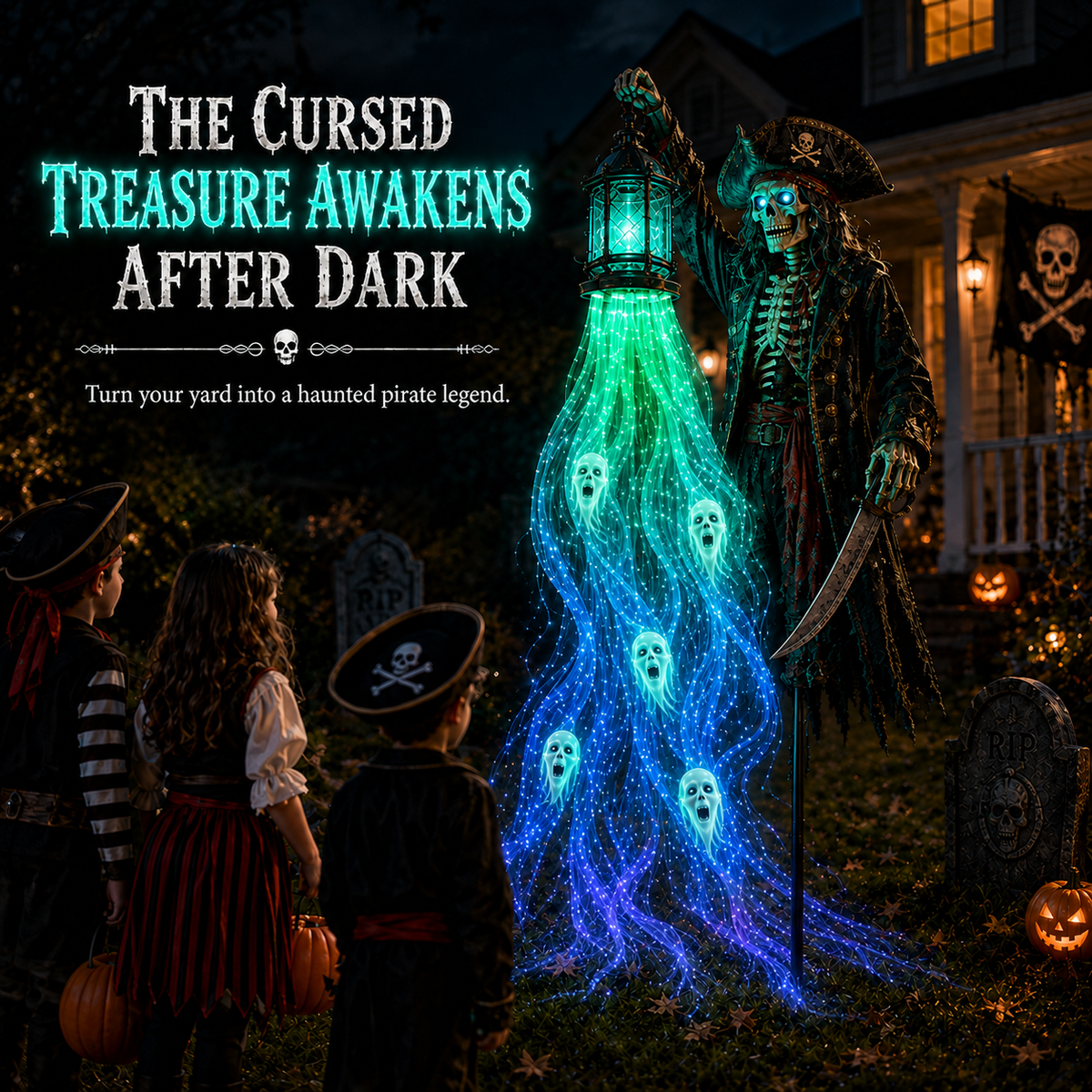 🎃 Today Only: 49% OFF 💀Animated Halloween Soul Harvester Garden Light Collection
