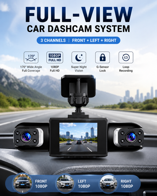 🎁🎁LAST DAY 49% OFF🔥Full View Car Dashcam System