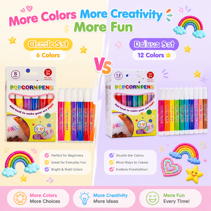 🔥HOT SALE 50% OFF🎁 Magic Puffy Pens for Kids – ✨3D Creative Drawing Art Set