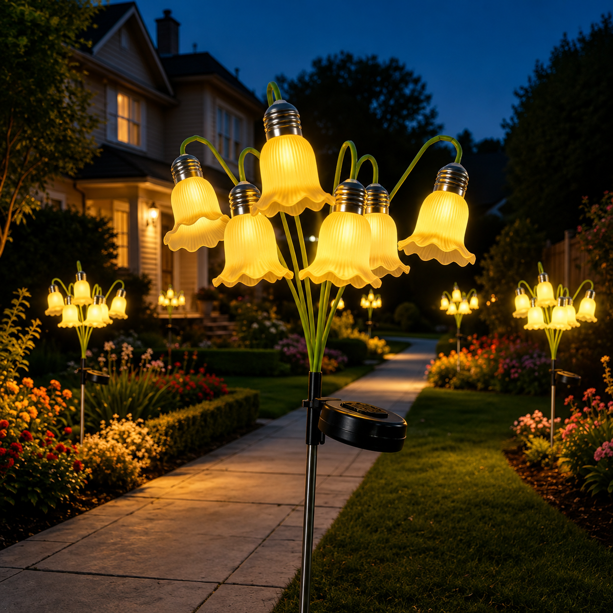 ⏳Limited-time 50% off⏰Solar Flower Lights Outdoor Garden Decorations💐💡