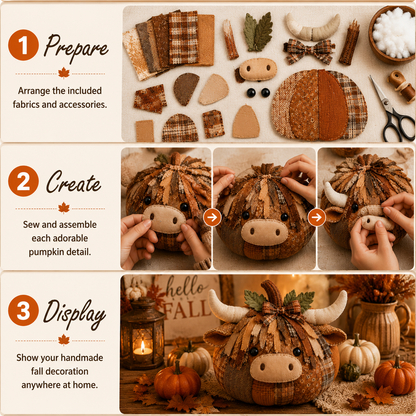 🔥Last Day 61% OFF - DIY Animal Pumpkin Sewing Kit