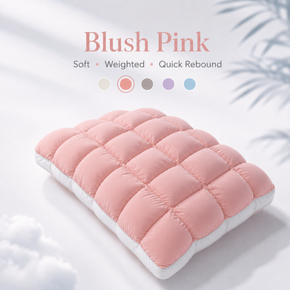 Cloud-Like Weighted Comfort Pillow – Soft Neck Support