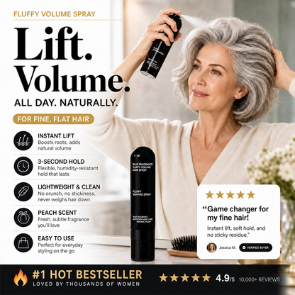 💁Buy 1 Get 1 Free✨Fluffy Hair Shaping Spray, Long Lasting Peach Scent Volumizing Hair Mist for All-Day Hold