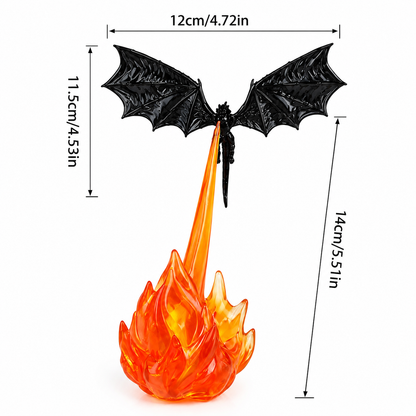 🔥 Fire-Breathing Dragon Bookshelf Lamp🐉