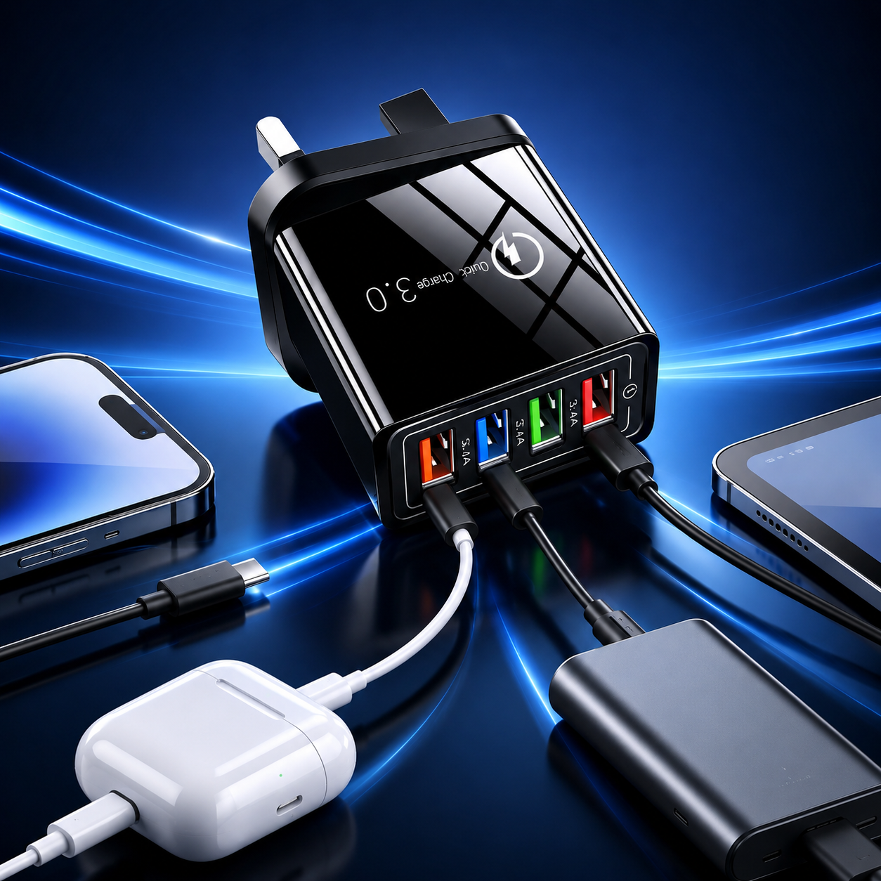 The Charger Big Tech Hates | 4-Port Quick Charge 3.0 + AI Performance Boost