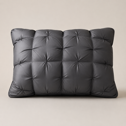Tufted Neck Support Pillow | Cooling Breathable & Fluffy, No-Flat Fill for All Sleep Positions