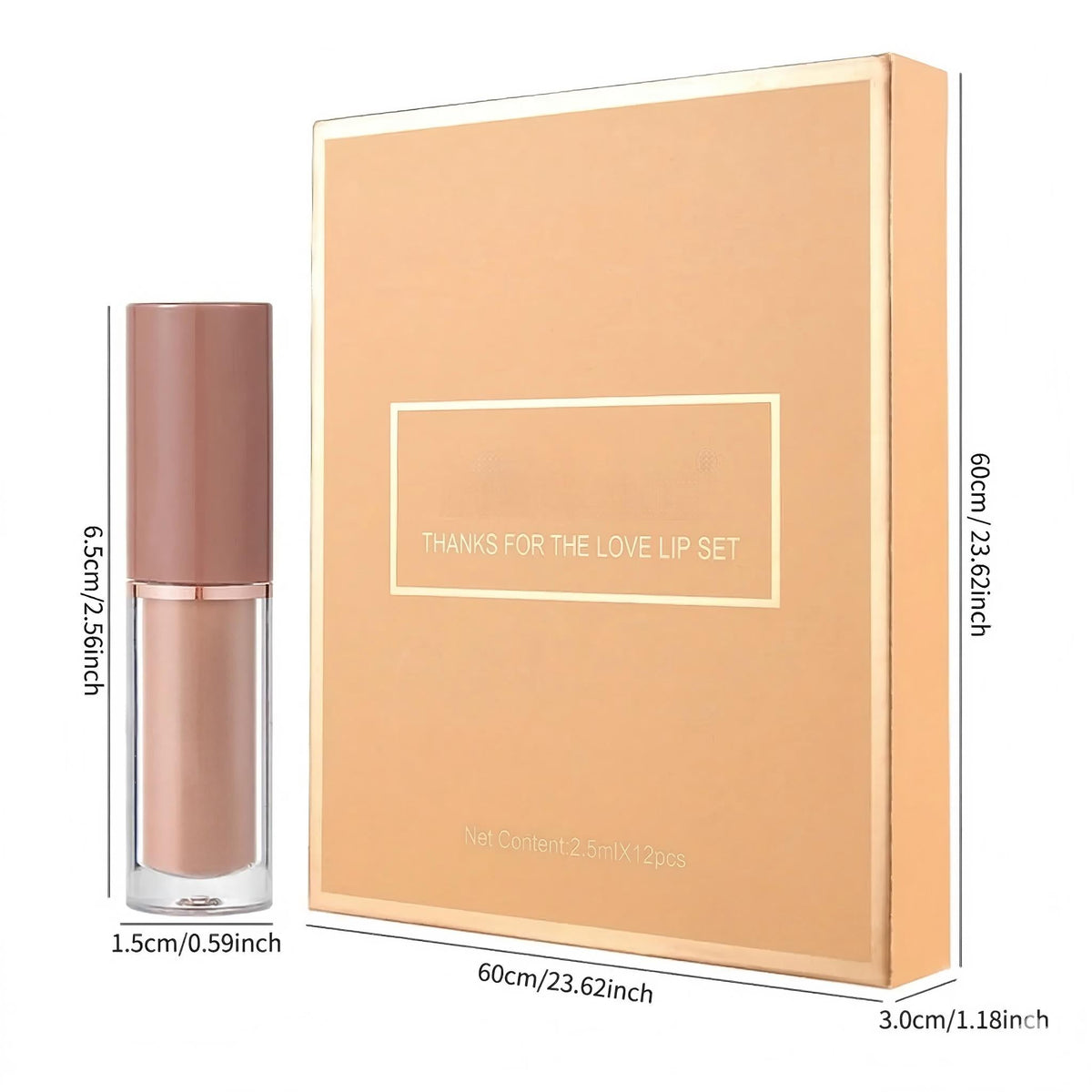 💄[💥LIMITED DEAL]  12-Color Liquid Lipstick Gift Set
