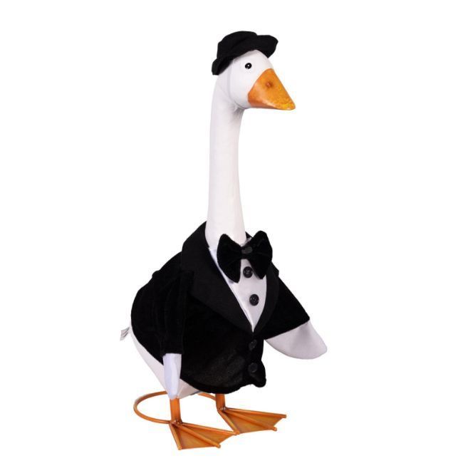 Porch Goose Statue