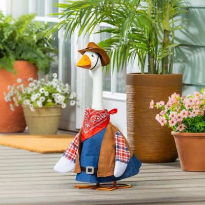 Porch Goose Statue