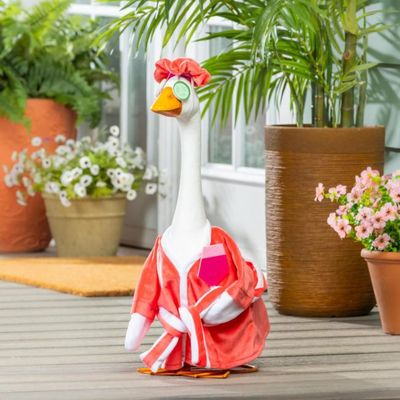 Porch Goose Statue
