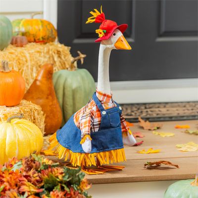 Porch Goose Statue