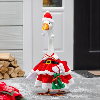 Porch Goose Statue