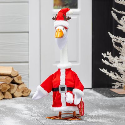 Porch Goose Statue