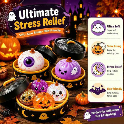 🎃🎃🎃👻 Last Day 50% OFF – Cute Halloween Ghost Squishy 👻 | Your New Little Spooky Buddy🖐️