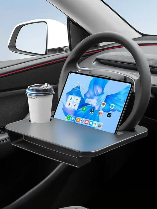 🔥 50% OFF Today | 2-in-1 Steering Wheel Tray & Seat Gap Organizer