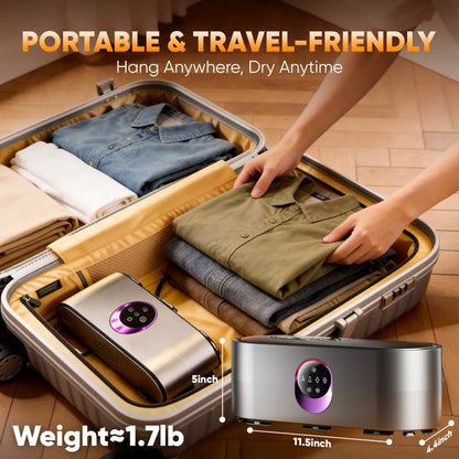 🔥Limited Discount🔥Foldable Portable Clothes Dryer – Fast Warm-Air Drying