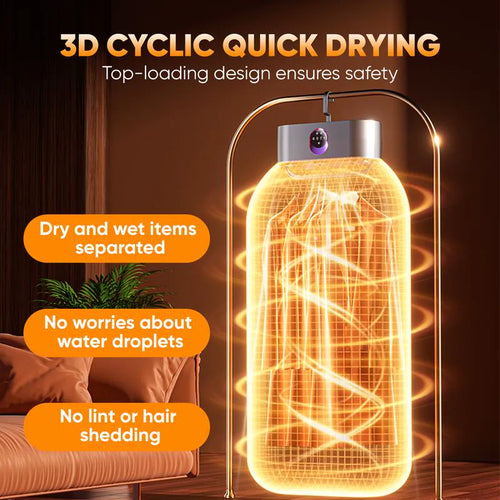 🔥Limited Discount🔥Foldable Portable Clothes Dryer – Fast Warm-Air Drying