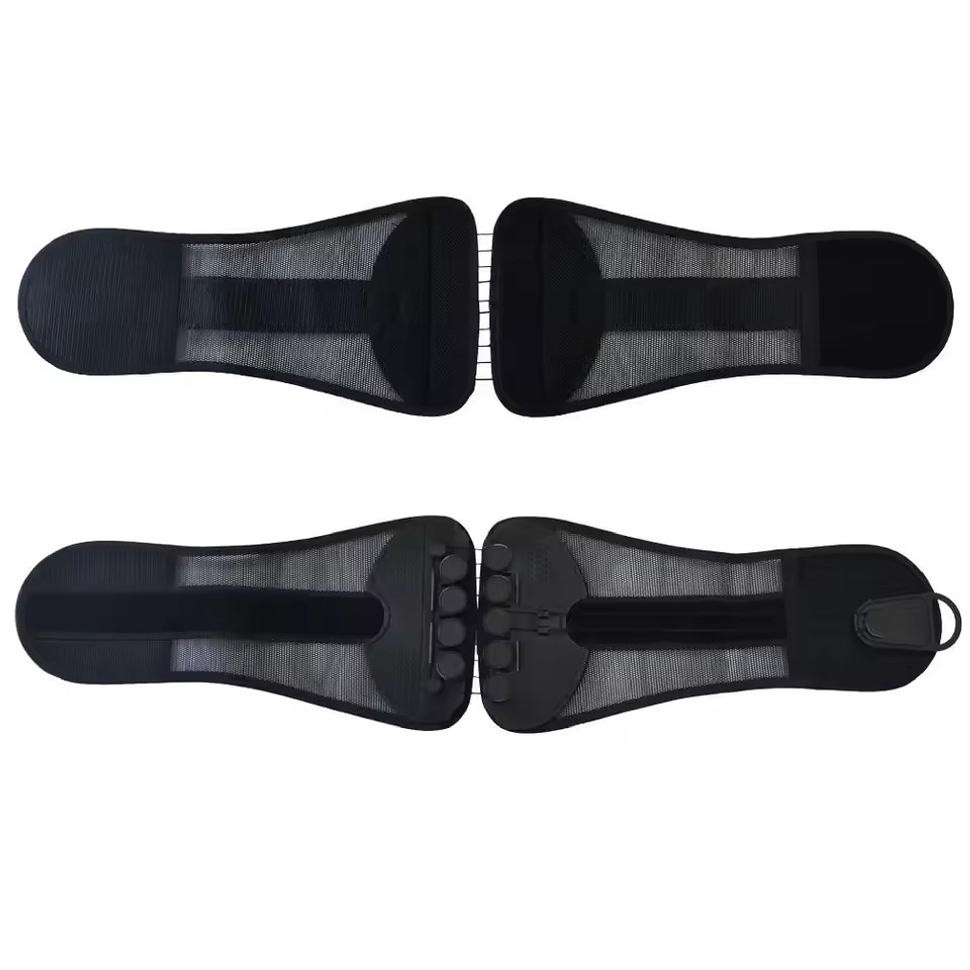 Full length adjustable lumbar support belt