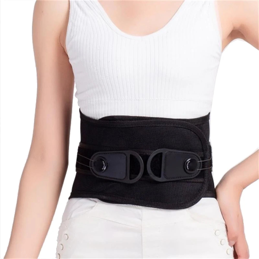🧘Adjustable Lumbar Support Belt – Lower Back Brace💪