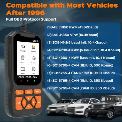 🔥 Limited-Time 50% OFF | 2026 V520 OBD2 Scanner – Read the Code Before You Pay for Repairs