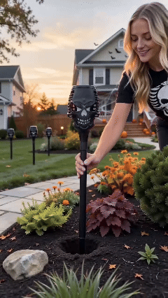 🔥Halloween Early Bird Special Sale 55% OFF🔥Halloween Solar Skull Flame Lights💀