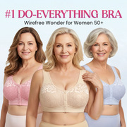 Front Closure Breathable Cotton Lifting Bra for Seniors