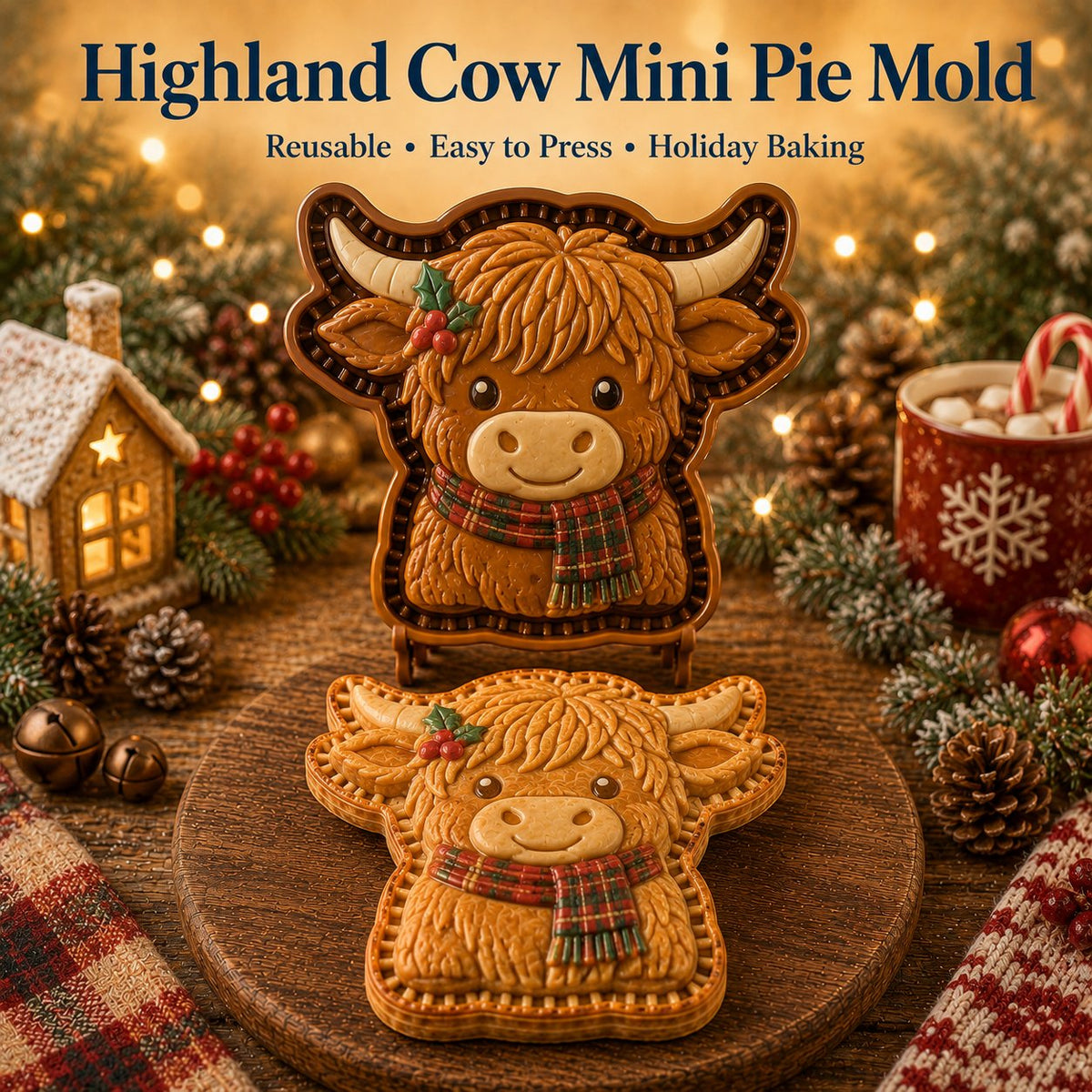 🥧 Animal Mini Pie Mold Collection