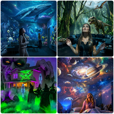 🌌✨Beyond Reality: Transform Your Sanctuary with the 5D Galaxy Ocean Projecto