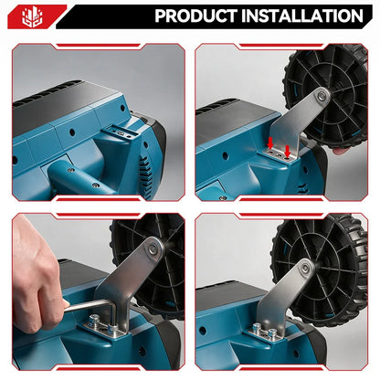 🔥52.8' Brushless Cordless Snow Shovel Foldable with Wheels | For Makita 18V Battery