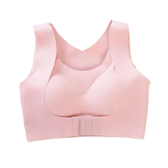 ✨50% OFF NOW! 👙 Front Closure Cross-Back Wireless Posture Bra – Ultra Push-Up, All-Day Comfort & Natural Lift for a Slimmer, Taller Silhouette 💖