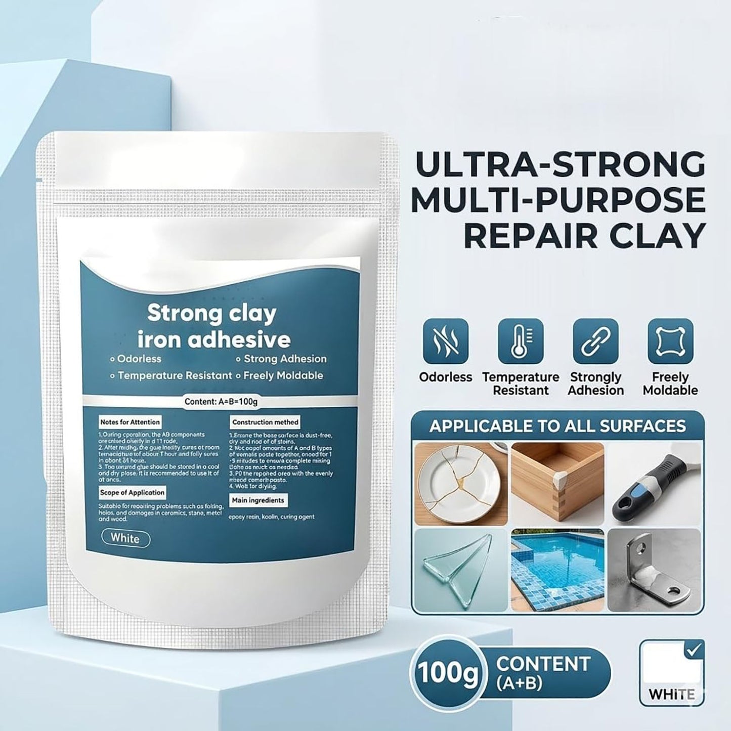 🔥GET 59% OFF NOW🔥 Waterproof Heat-Resistant Epoxy Putty Repair Kit