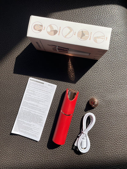 😍2 in 1 facial & eyebrow hair trimmer for Women,Portable Rechargeable Shaver 🪞
