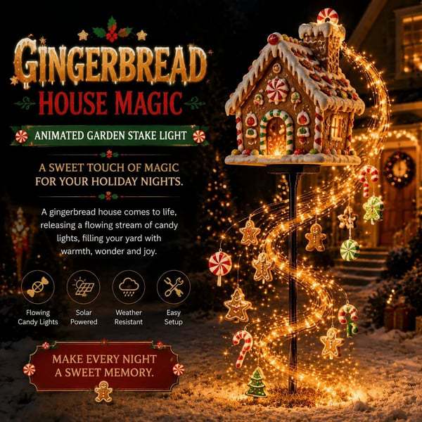 🔥Last day with huge discounts!✨ Light-Up Christmas Reindeer Yard Stake 🦌