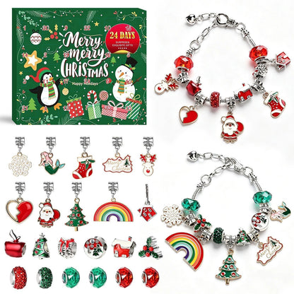 🎄24-Day Christmas DIY Charm Bracelet Advent Calendar🎁