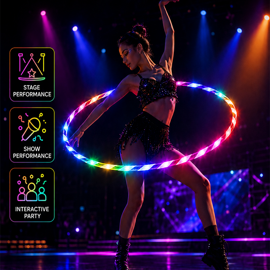 🌈LED Colorful Fitness Dance Hoop For Adult & Kid