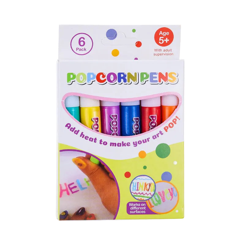 🔥HOT SALE 50% OFF🎁 Magic Puffy Pens for Kids – ✨3D Creative Drawing Art Set