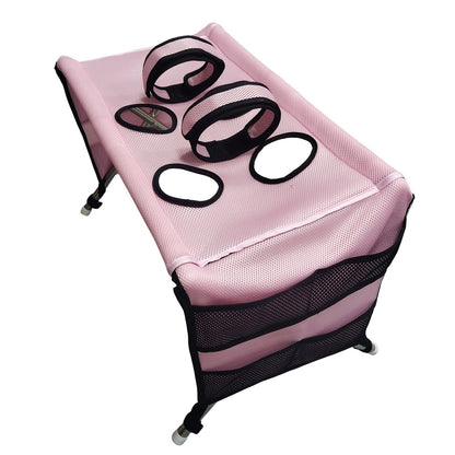 ⏳Limited Offer⏰ 2-in-1 Foldable Pet Grooming Bed🛋️– Home Grooming Solution for Small Dogs & Cats🐱🐶