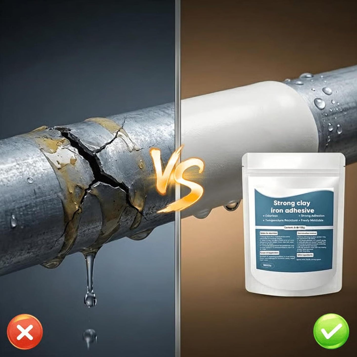 🔥GET 59% OFF NOW🔥 Waterproof Heat-Resistant Epoxy Putty Repair Kit