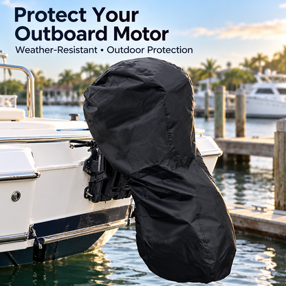 🚤 420D Oxford Outboard Motor Cover – Weather-Resistant Protection Against Rain, Sun & Dust 🛡️
