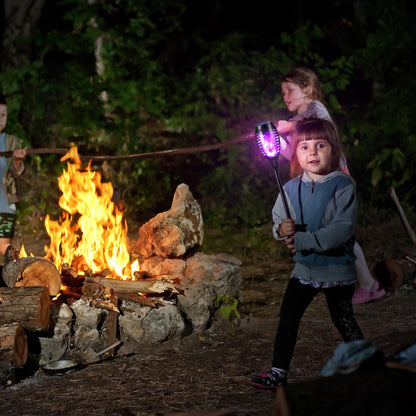 🎃 Halloween Solar Flickering Flame Torch Lights