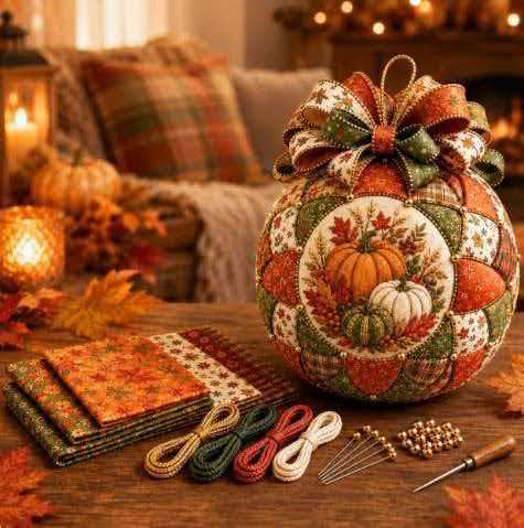 🎄 Christmas Classics Patchwork Ornament DIY Kit