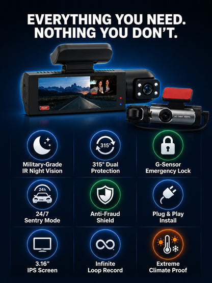 Wireless Night Vision Dash Cam