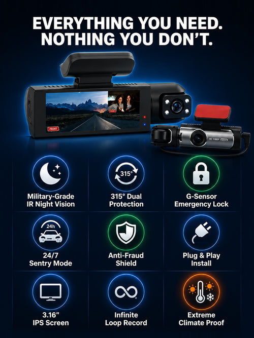 Wireless Night Vision Dash Cam