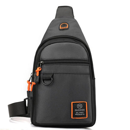 🎒💦 Waterproof Multi-Pocket Sling Bag — Lightweight & Anti-Theft ✨