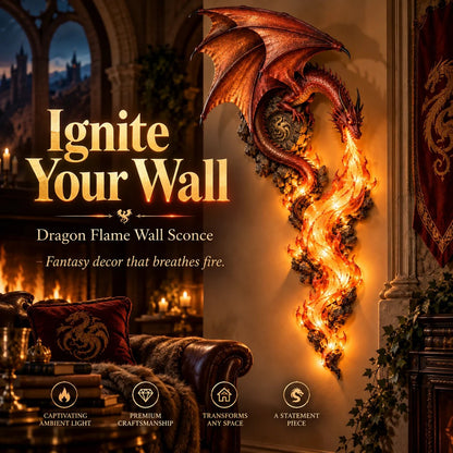 🔥Last Day 49% OFF -🐉 Dragonfire Guardian™ Wall Sconce – A Legendary Flame Awakens On Your Wall 🔥