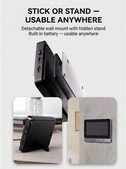 【24h Monitoring】GuardianShield Military-Grade AI Voice-Changer Doorbell - Lifetime Subscription-Free Cloud Storage 🛡️