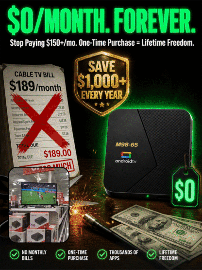 🎬[Ultimate Freedom] 1,000+ Channels Free. Kill Subscriptions.