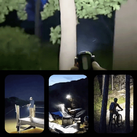 【3-in-1 Multifunction】SOS Emergency Light Flashlight