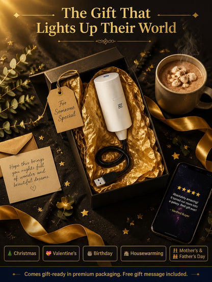 🔥🏆Flash Sale ✨ Plug-and-Play HD Star Projecto: Instantly Transforms into a Romantic Galaxy in 1s with Eye-Safe Protection